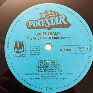Supertramp ‎– The Very Best Of Supertramp LP mit OIS (VG+) - schallplattenparadis