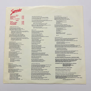 Surrender – Surrender LP mit OIS (VG+) - schallplattenparadis