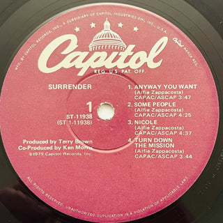 Surrender – Surrender LP mit OIS (VG+) - schallplattenparadis
