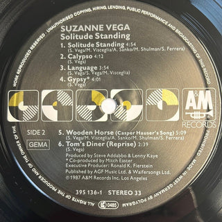 Suzanne Vega ‎– Solitude Standing LP mit OIS (NM) - schallplattenparadis