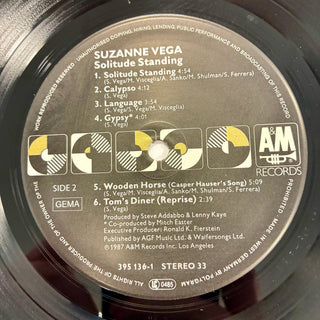 Suzanne Vega ‎– Solitude Standing LP mit OIS (NM) - schallplattenparadis