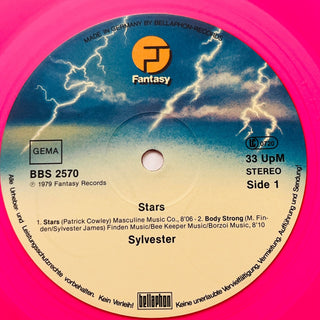 Sylvester ‎– Stars LP - Pink Translucent Vinyl mit OIS (NM) - schallplattenparadis