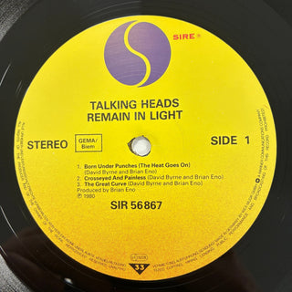 Talking Heads – Remain In Light LP mit OIS (NM) - schallplattenparadis