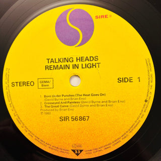 Talking Heads – Remain In Light LP mit OIS und Beiblatt (NM) - schallplattenparadis