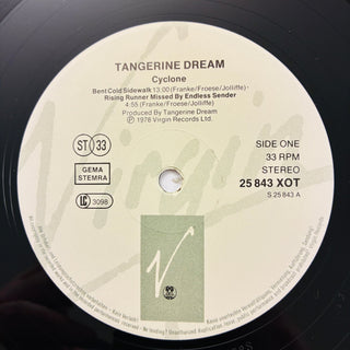 Tangerine Dream ‎– Cyclone LP (NM) - schallplattenparadis