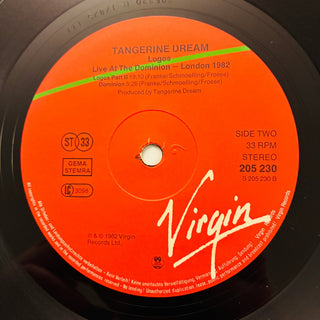 Tangerine Dream ‎– Logos - Live At The Dominion London 1982 Doppel LP (VG+) - schallplattenparadis