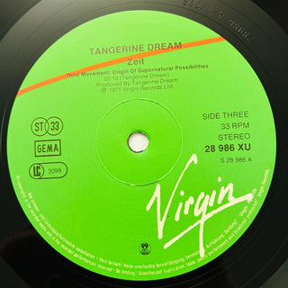 Tangerine Dream – Zeit Doppel LP (NM) - schallplattenparadis