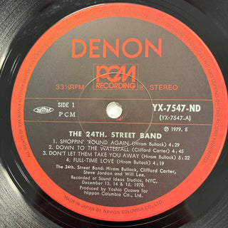 The 24th. Street Band ‎– The 24th. Street Band LP mit Beiblatt (VG+) - schallplattenparadis