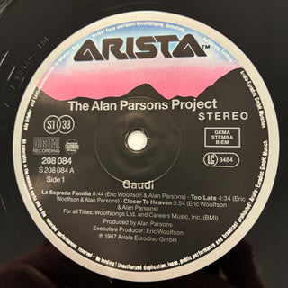 The Alan Parsons Project ‎– Gaudi LP mit OIS (NM) - schallplattenparadis