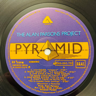 The Alan Parsons Project – Pyramid LP mit OIS (NM) - schallplattenparadis
