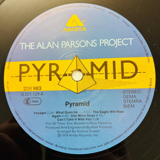 The Alan Parsons Project ‎– Pyramid LP (VG+) - schallplattenparadis