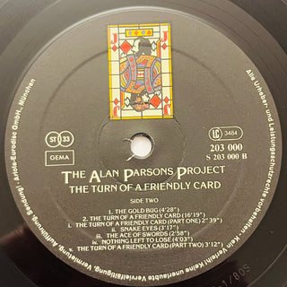 The Alan Parsons Project ‎– The Turn Of A Friendly Card LP (VG+) - schallplattenparadis