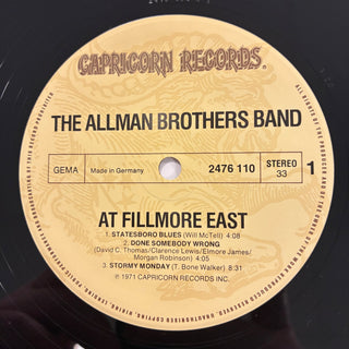 The Allman Brothers Band – The Allman Brothers Band At Fillmore East Doppel LP (NM) - schallplattenparadis