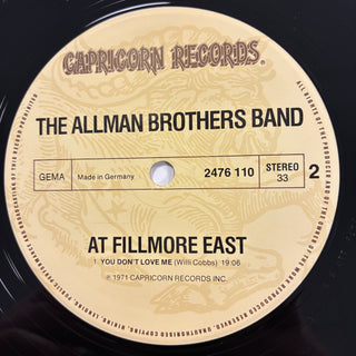 The Allman Brothers Band – The Allman Brothers Band At Fillmore East Doppel LP (NM) - schallplattenparadis