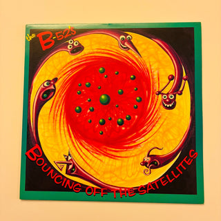 The B - 52's ‎– Bouncing Off The Satellites LP mit OIS (VG+) - schallplattenparadis