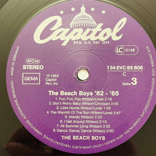 The Beach Boys ‎– 1962 - 1965 Doppel LP (NM) - schallplattenparadis