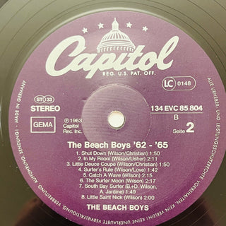 The Beach Boys ‎– 1962 - 1965 Doppel LP (NM) - schallplattenparadis