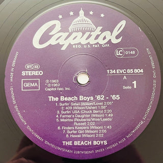 The Beach Boys ‎– 1962 - 1965 Doppel LP (NM) - schallplattenparadis