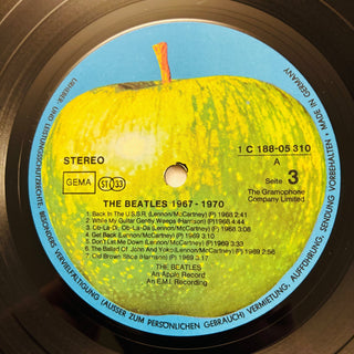 The Beatles ‎– 1967 - 1970 Doppel LP (VG+) - schallplattenparadis