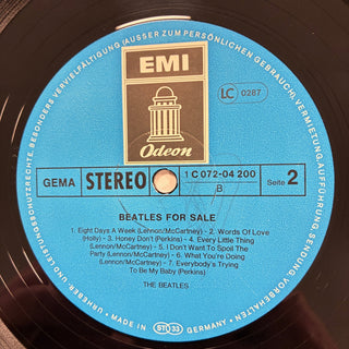 The Beatles ‎– Beatles For Sale LP (NM) - schallplattenparadis