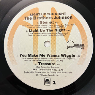 The Brothers Johnson ‎– Light Up The Night LP (VG+) - schallplattenparadis