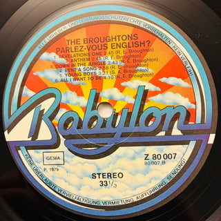 The Broughtons – Parlez - Vous English? LP (NM) - schallplattenparadis