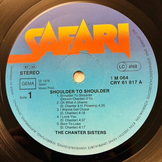 The Chanter Sisters – Shoulder To Shoulder LP (NM) - schallplattenparadis