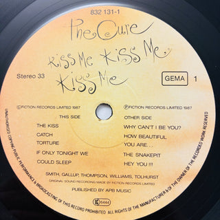 The Cure – Kiss Me Kiss Me Kiss Me Doppel LP mit OIS (NM) - schallplattenparadis