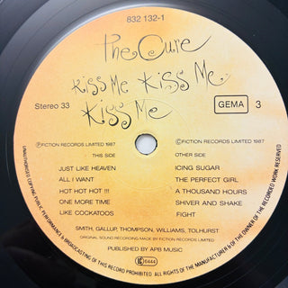 The Cure – Kiss Me Kiss Me Kiss Me Doppel LP mit OIS (NM) - schallplattenparadis