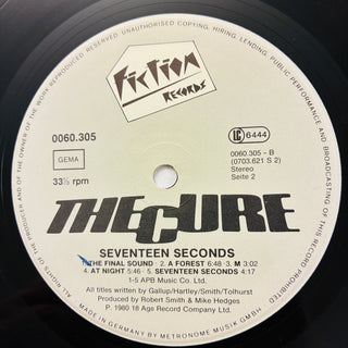 The Cure – Seventeen Seconds LP (NM) - schallplattenparadis