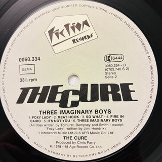 The Cure – Three Imaginary Boys LP (NM) - schallplattenparadis