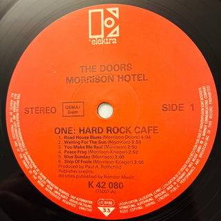 The Doors – Morrison Hotel LP mit OIS (NM) - schallplattenparadis