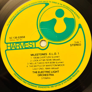 The Electric Light Orchestra – Milestones - E.L.O. 1 / E.L.O. 2 Doppel LP (NM) - schallplattenparadis