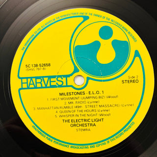 The Electric Light Orchestra – Milestones - E.L.O. 1 / E.L.O. 2 Doppel LP (NM) - schallplattenparadis
