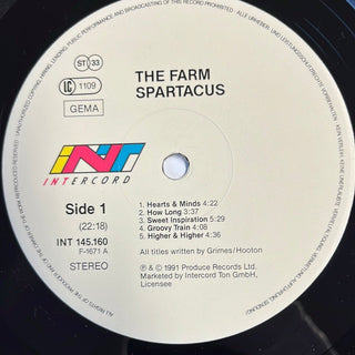 The Farm ‎– Spartacus LP mit OIS (NM) - schallplattenparadis