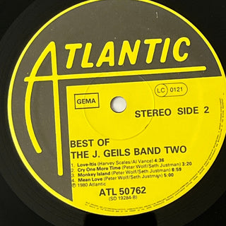 The J. Geils Band ‎– Best Of The J. Geils Band Two LP (VG+) - schallplattenparadis