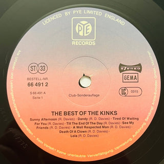 The Kinks ‎– The Best Of The Kinks LP (NM) - schallplattenparadis