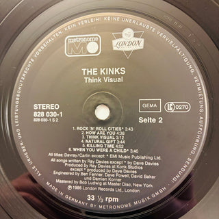 The Kinks ‎– Think Visual LP mit OIS (NM) - schallplattenparadis