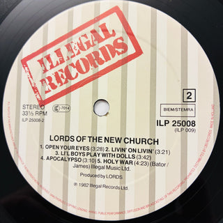 The Lords Of The New Church ‎– The Lords Of The New Church LP (VG+) - schallplattenparadis