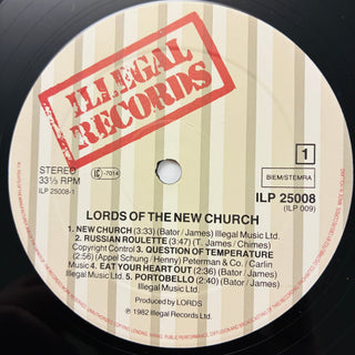 The Lords Of The New Church ‎– The Lords Of The New Church LP (VG+) - schallplattenparadis