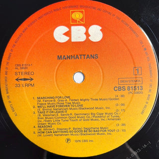 The Manhattans ‎– The Manhattans LP (VG+) - schallplattenparadis
