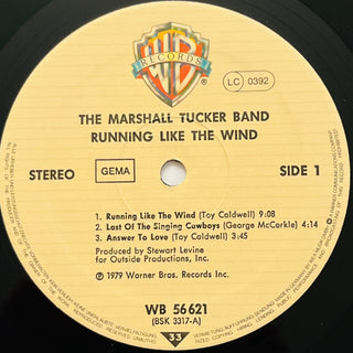 The Marshall Tucker Band ‎– Running Like The Wind LP (NM) - schallplattenparadis