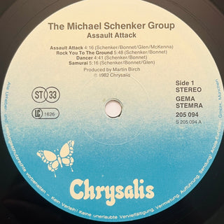 The Michael Schenker Group ‎– Assault Attack LP (NM) - schallplattenparadis