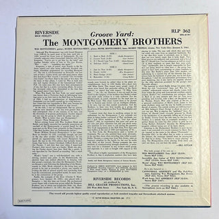 The Montgomery Brothers ‎– Groove Yard LP (VG+) - schallplattenparadis