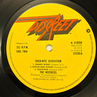 The Mothers – Over - Nite Sensation LP (VG+) - schallplattenparadis