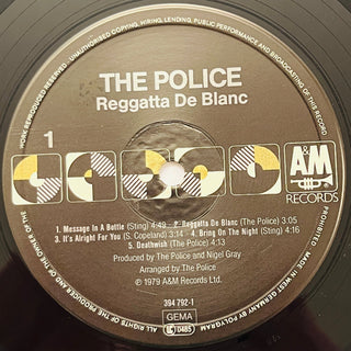 The Police ‎– Reggatta De Blanc LP (NM) - schallplattenparadis