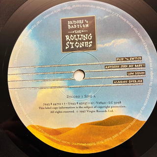 The Rolling Stones ‎– Bridges To Babylon Doppel LP mit OIS (VG+) - schallplattenparadis