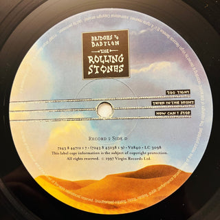 The Rolling Stones ‎– Bridges To Babylon Doppel LP mit OIS (VG+) - schallplattenparadis