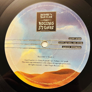 The Rolling Stones ‎– Bridges To Babylon Doppel LP mit OIS (VG+) - schallplattenparadis