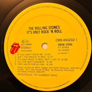The Rolling Stones ‎– It's Only Rock 'N Roll LP mit OIS (VG+) - schallplattenparadis